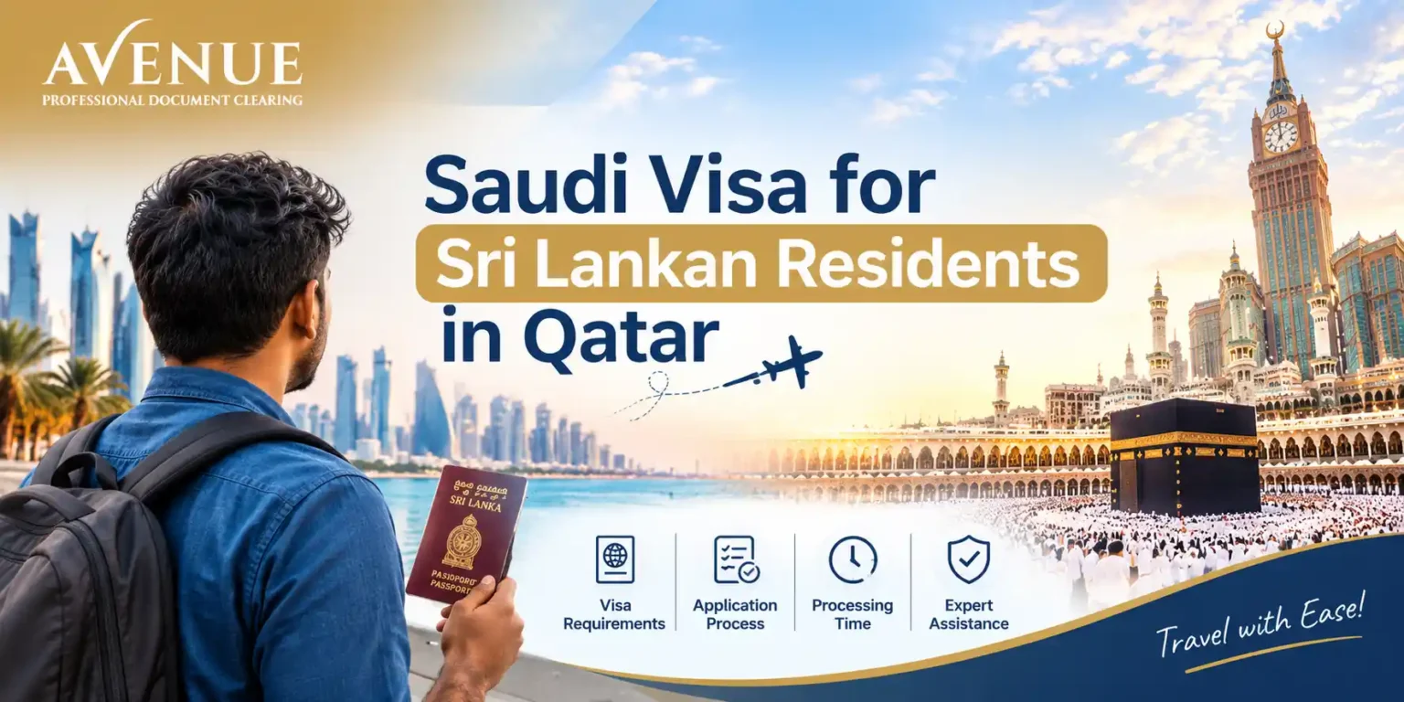 Saudi Visa for Sri Lankan Residents in Qatar